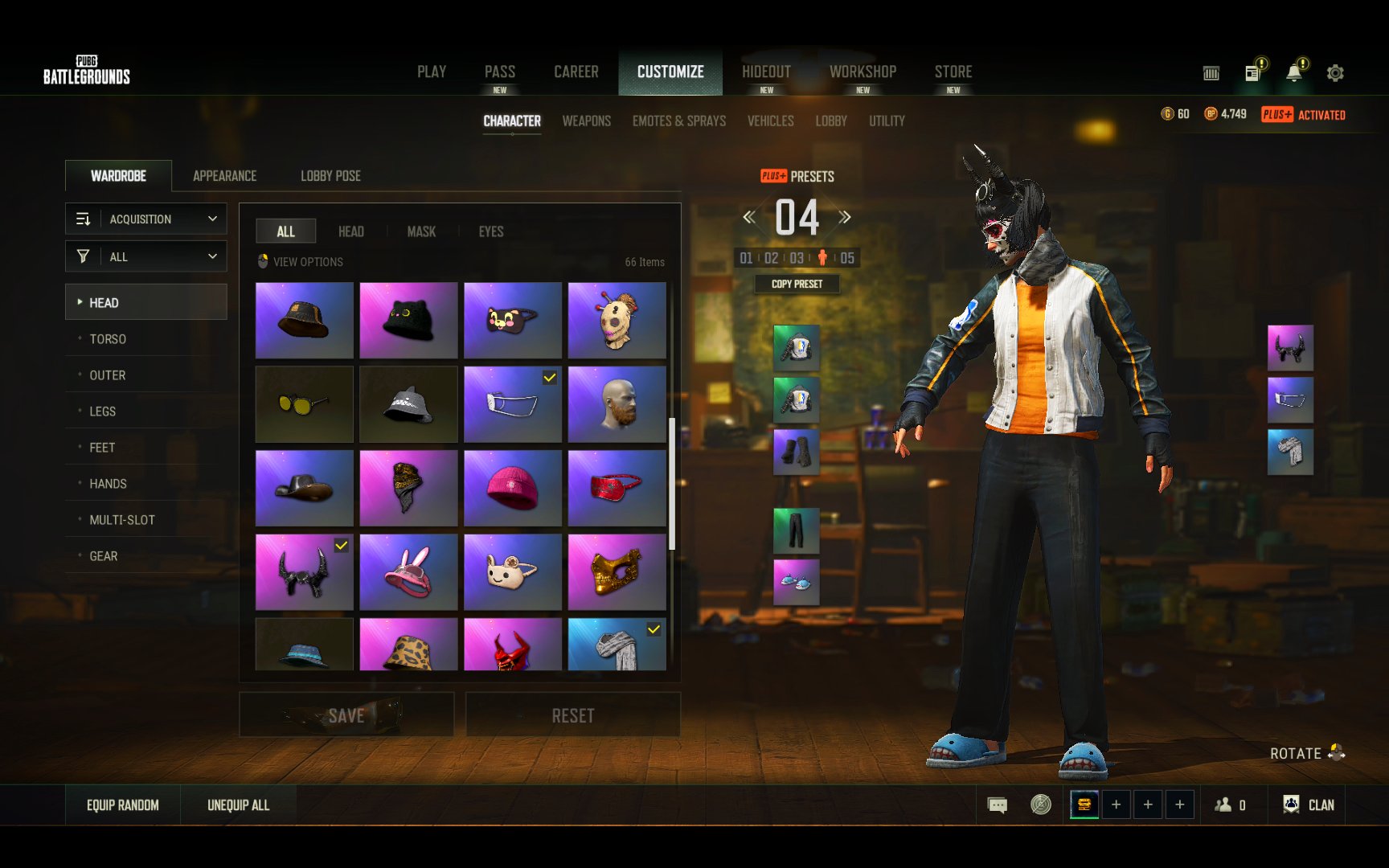 Powerful account! Exclusives and rare skins, Yes BATTLEGROUNDS Plus