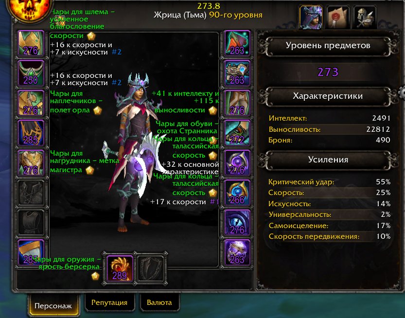 ⭐Midnight: Epic Edition, Prist Abyss Elf pve shp ILVL 268+ 4/5 +lock 51lvl, 2500+rio, Region Ukr.⭐, 90 level, Void Elf, Priest