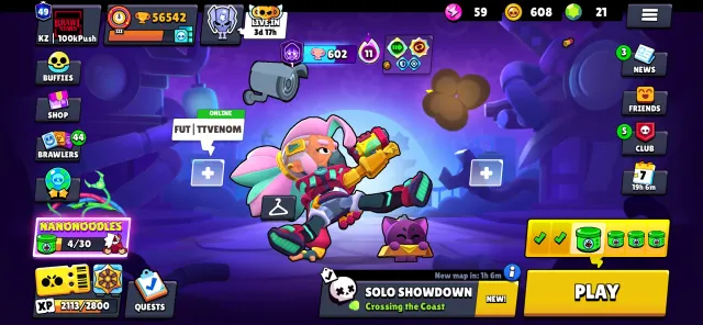 Shsjhshshshjshshshshsh dhsjshs dvdu, trophies 56542, brawlers 104, primes 49
