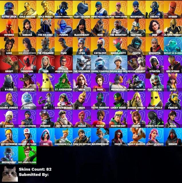 🤍Huge account lifetimeOG STWAstro JackGold MidasTAKE THE ELF🤍, Sale, skins 82