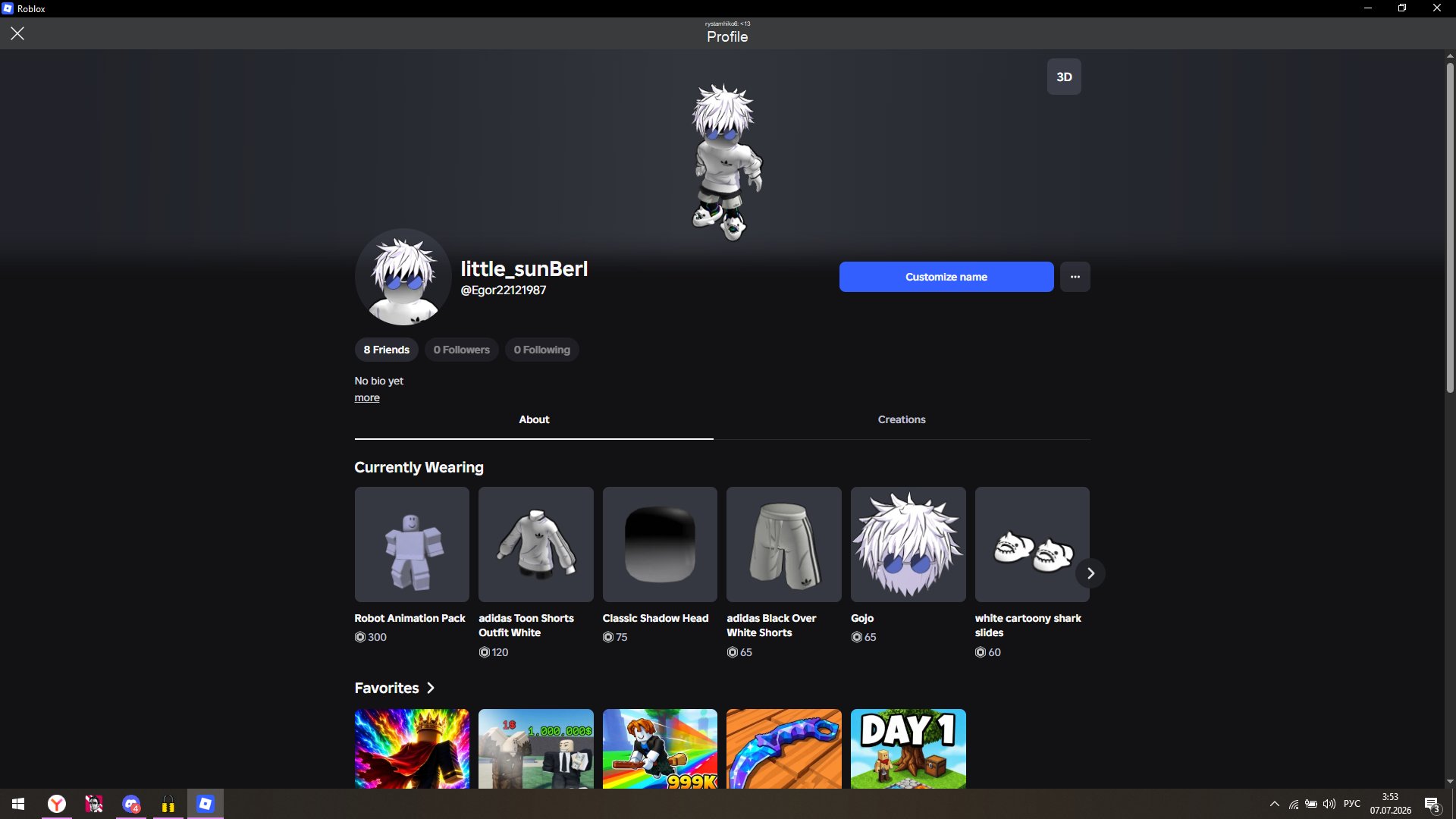 A good account for your money, Sale, Voice chat: No