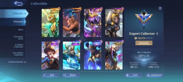 Prime Granger KOF Karina LUCKYBOX Saber collector Natalia deluxe 19 zodiac Martis emblem Max, Продажа, Ранг: Мифический, Уровень: 40, Процент побед: 48%, Герои: 78, Облики: 137
