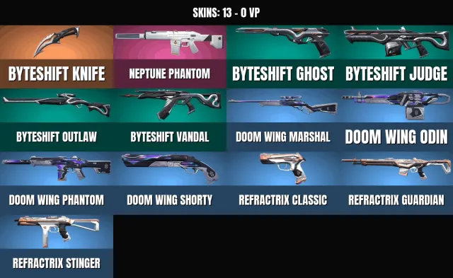 Silver 3 🏆 13 skins 🎮 1 KNIFE🔥Knife "Cyber Snake"🔥Phantom "Neptune"🔥Judge "Cyber Snake"🔥Byteshift, Sale, Silver 3, Agents: 17, Skins: 13