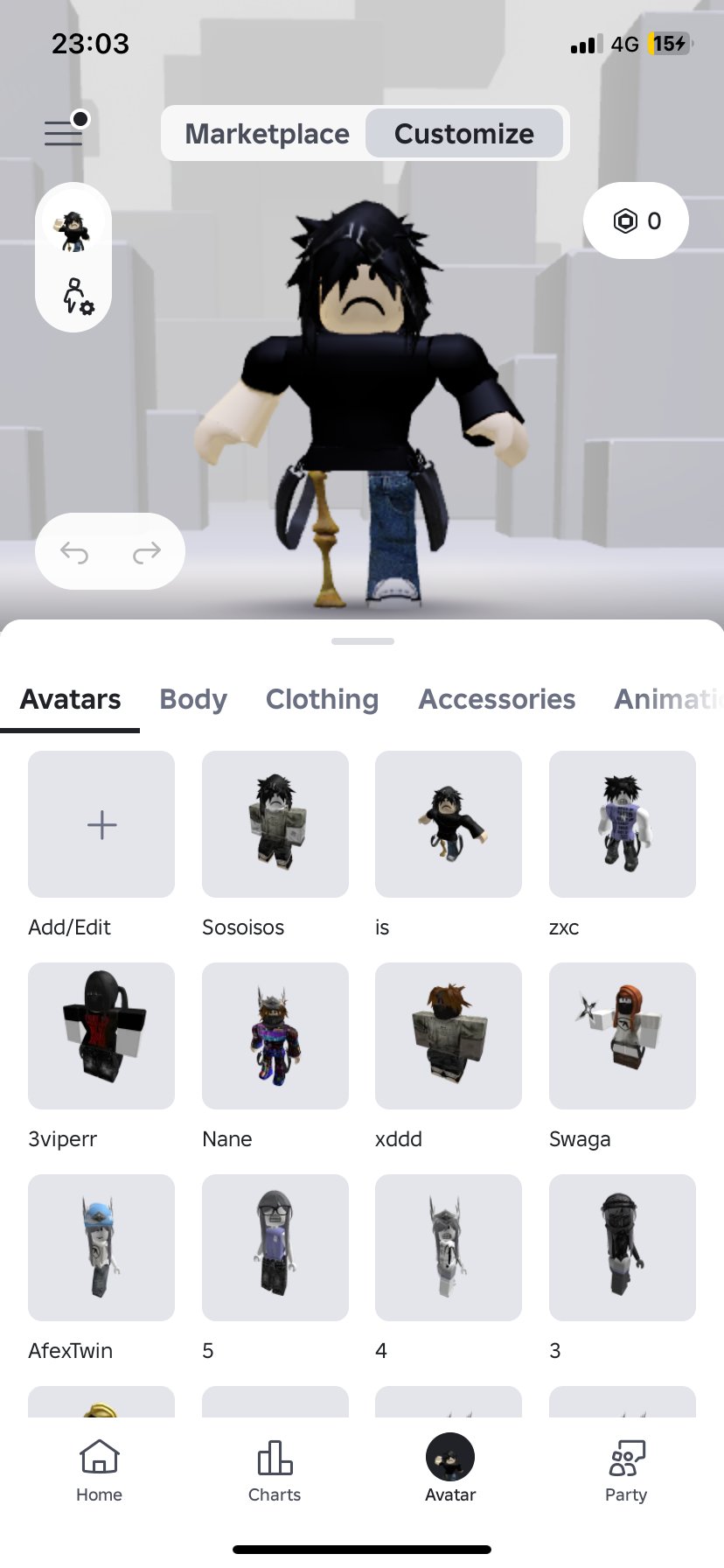 Account with a total of 15k Robux or more, Sale, Voice chat: Yes