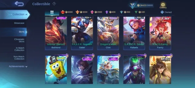 Star Gord💥gara vale💥20 deluxe epic balmond roger gusion valir khufra💥M7 granger💥emblem max, Продажа, Ранг: Мифический, Уровень: 48, Процент побед: 52%, Герои: 107, Облики: 180