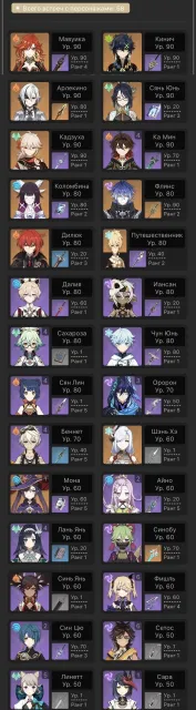 ‼️[AUTO DELIVERY] ‼️ Flins🌸Colombina🌸Mavuyka🌸Kinich🌸Xian Yun🌸Harlequin🌸Kazuha etc., Any platform, Email linked, Iter, Levelled up, AR 57, Event 8, Standard 9, Primogems 5183