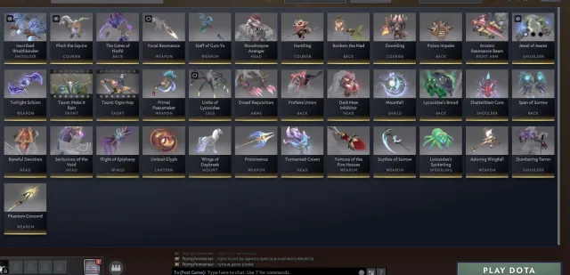 FATTY INVENTORY AND STEAM ACCOUNT READ MORE, Sale, 2500 MMR, 8360 Honesty, 6183 Politeness, 2045 matches, 2229 hours