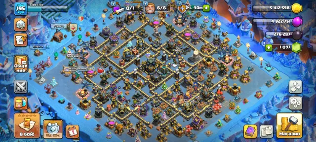 Almost full TH, level 195, 17 TH Home Village, 10 TH Builder
