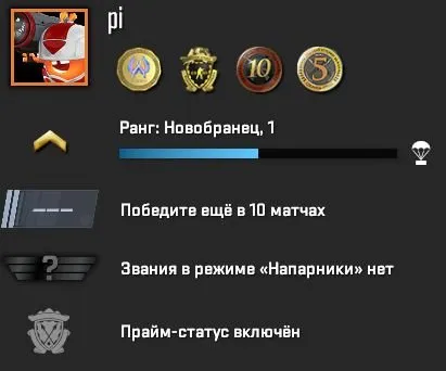 PRIME | МНОГО МЕДАЛЕЙ | ИНВЕНТАРЬ 300 РУБЛЕЙ | ПОЛНАЯ ПЕРЕПРИВЯЗКА | ГАРАНТИЯ 100 %, Продажа, С инвентарем, Есть PRIME, Competitive