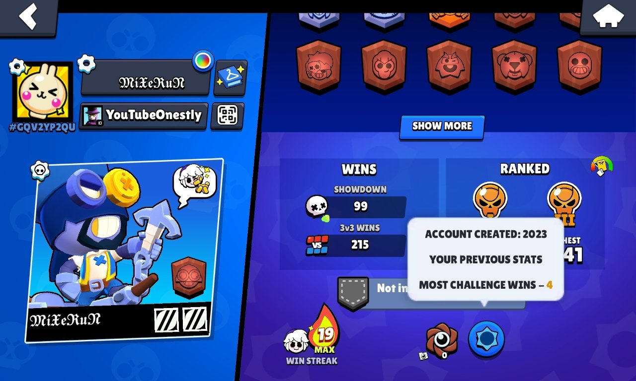 JUICY ACCOUNT - TOP PROGRESS + EXCLUSIVES, trophies 2434, brawlers 36