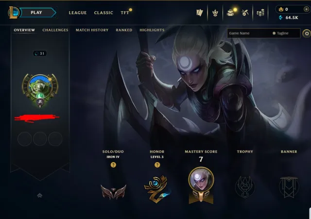 ❄️EUW❄️IRON 4 18 LOSE❄️Full Access, Sale, level 31, champions 20, skins 3, Iron