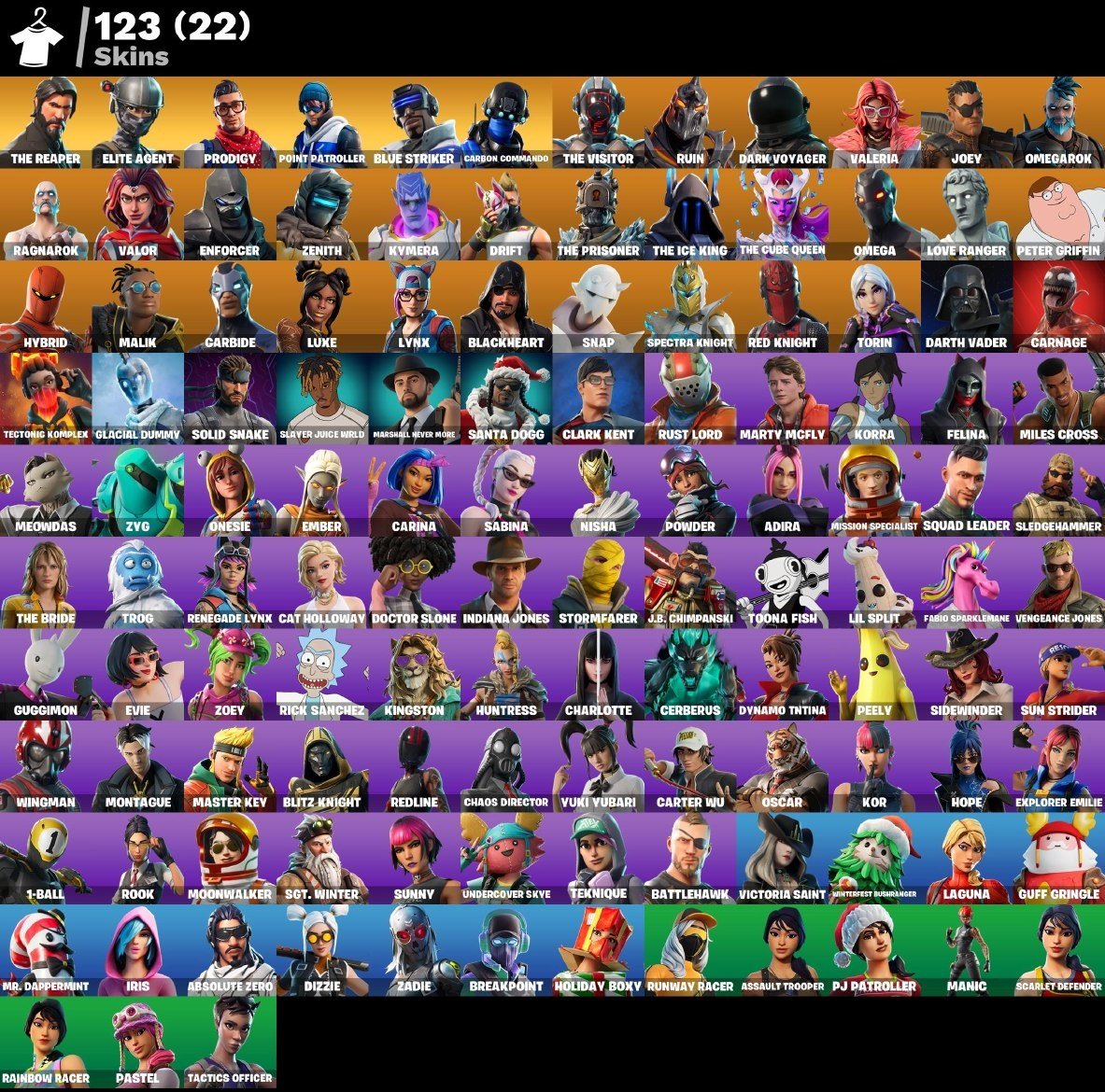 Take The L|The Reaper|Elite Agent|Prodigy|Carbon Commando|Point Patroller, Sale, skins 123