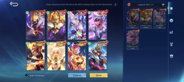 ⚡️605 SKINS ⭐️ MEGA COLLECTOR ⚡️4 LEGEND 💥 6 Collector💥 Detail In Description💫, Продажа, Ранг: Мифический, Уровень: 195, Процент побед: 49%, Герои: 133, Облики: 605