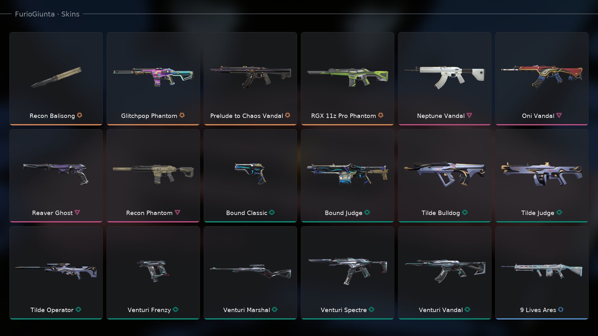 💿 𝟐𝟐𝐊 𝐕𝐏 | Butterfly Knife Reconnaissance | Vandal Harbinger of Chaos, Demon ― Phantom Glitchpop, Sale, Ranked unlocked, Agents: 10, Skins: 35