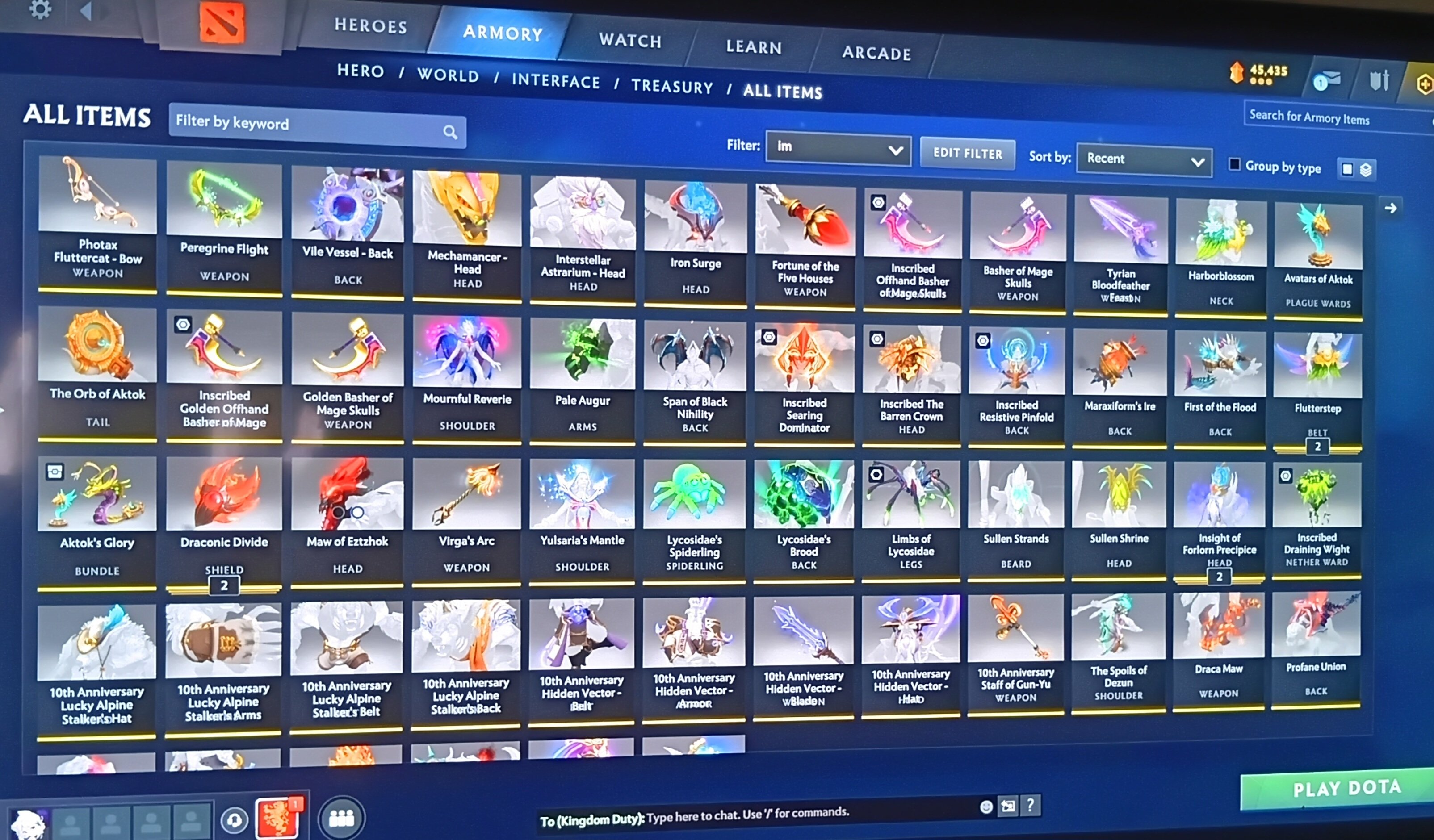 dota 2+8 arcana+Gucci skins and clothes/personal acc✅️, Sale, 1127 MMR, 8600 Behavior score, 3891 games, 4700 hours