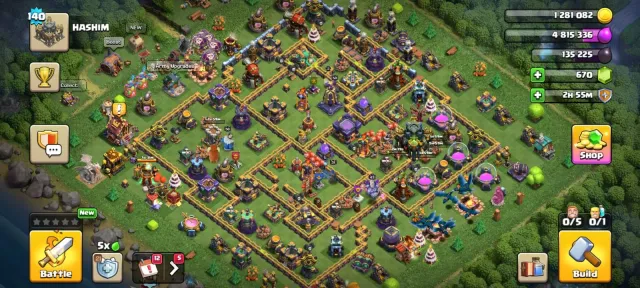 TH17 WAR ACCOUNT🏆LEAGUE WARDEN SKIN🏆1037 WAR STAR🏆11X EQUIPMENT🏆14X SKINS🏆HEROES 56-58-44-43-31-6🏆, 17 TH Родной Деревни