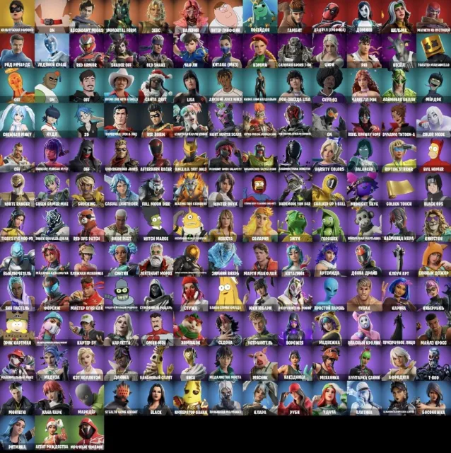 ✨Fortnite✨Alter Account, Balenciaga, T-800, Herrscherin des Hauses.., Verkauf, Skins 160