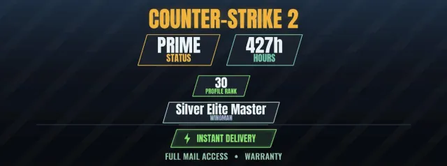 CS2 Prime💠427h POSTAL, Sale, Inventory empty, Has PRIME