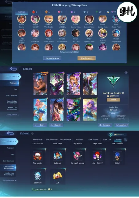 CHEAP ➤ Brazil Account (Cheaper WDP top up), Sale, Rank: Master, Level: 10, Winrate: 50%, Heroes: 20, Skins: 26