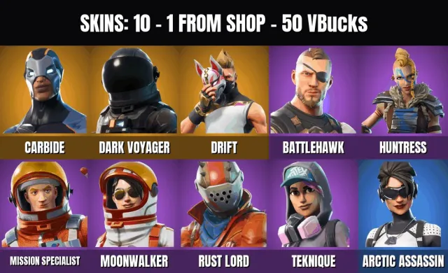 [PC/PSN/XBOX] 10 ск🔥Anerkennung der Niederlage🔥Karbide🔥Ronin🔥Dark Voyager🔥Miss Banksy🔥Astrid🔥Mission, Verkauf, Skins 10