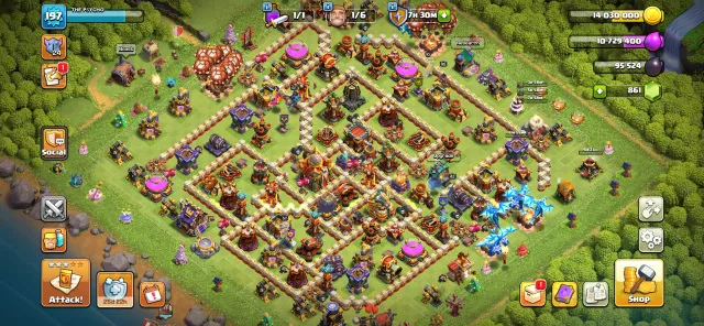 🌑TH 16 full MAX🌑 || 84-95-61-57-42-4 || 6️⃣builders 👷 |🚨 12 EQUIPMENTS 🚨|| BH almost max ✔️, 16 TH Main Village, 10 TH Builder
