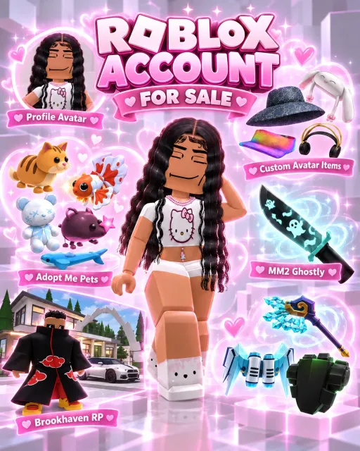 Roblox account | Spent 10K+ Robux | Brookhaven RP | Adopt Me | MM2 | Rare and Off-Sale items, Sale, Voice chat: Available