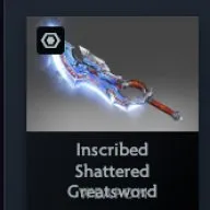 Guardian 5, self-calibrated, main pool (Shattered Greatsword), Sale, 1400 MMR, 8984 Behavior score, 8984 вежливости, 225 games, 230 hours