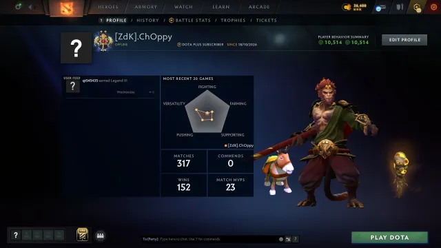 ✿ Level: 22 ✿ INSTANT DELIVERY 24/7 ✿ Native email without top-ups ✿ 100% Guarantee, Sale, 3330 MMR, 10514 Honesty, 10514 Politeness, 317 matches, 235 hours