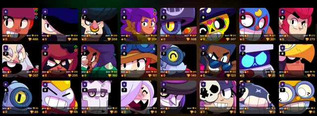 BRAWL STARS4019 КУБКОВ36 ПЕРСОНАЖЕЙС ПОЧТОЙЧИТАТЬ ОПИСАНИЕ41, 4019 кубков, 36 бравлеров