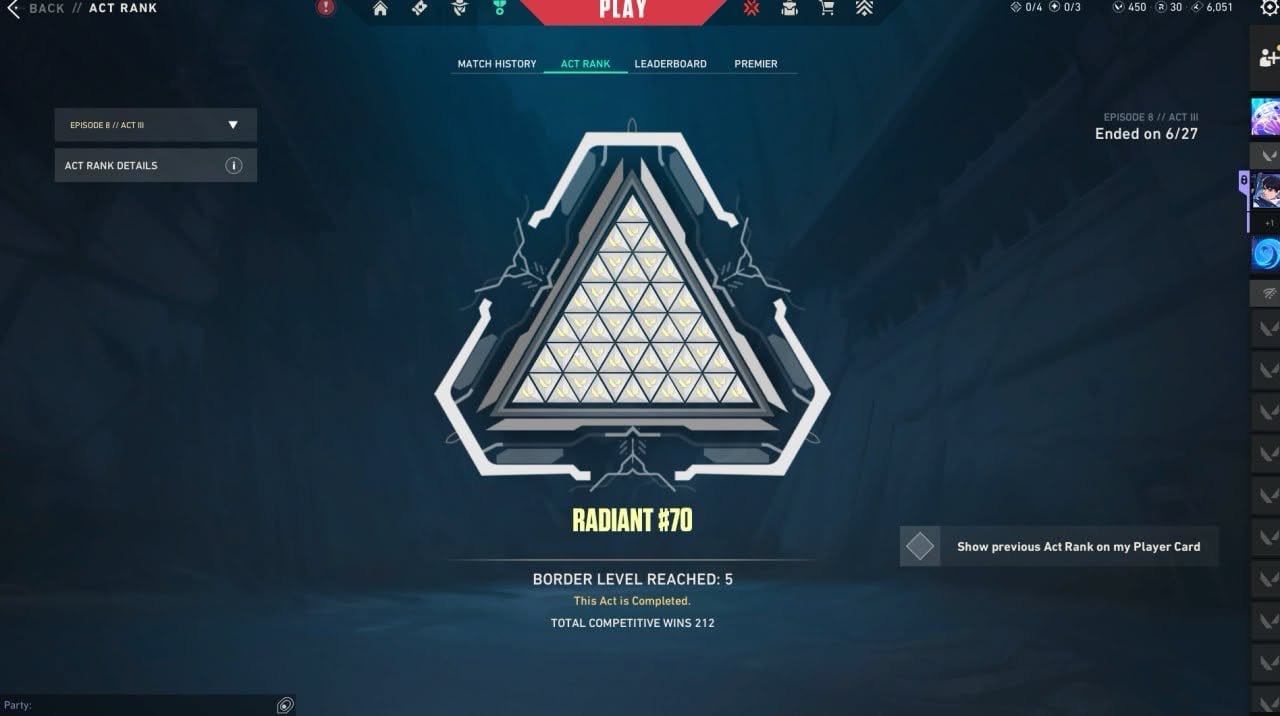 sell valorant account ( RADIANT #70 840rr V8 ACT 3 / NOW ASCENDANT 3 ) 40 skins + full access, Sale, Radiant, Agents: 25, Skins: 40