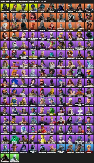 ⭐️162 СКИНОВ⭐️АВТОВЫДАЧА⭐️МНОГО ОЛД СКИНОВ⭐️ПОДАРОК ЗА ПОКУПКУ⭐️TAKE THE L⭐️1550 V-BUCKS⭐️, Продажа, скины 162
