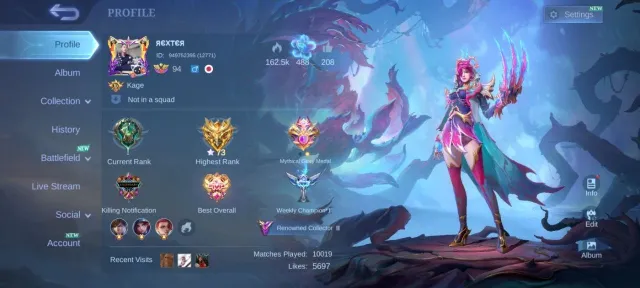 All emblem Max 7🌲LUCKYBOX Alpha➤Deluxe 33🌲EPIC Natalia➤Moskov➤Gusion➤Karri➤lunox➤khufra, Продажа, Ранг: Мифический, Уровень: 94, Процент побед: 50%, Герои: 138, Облики: 267