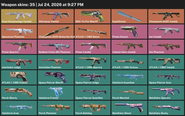✅AP✅⟨ Butterfly KNIFE "Champions 2025", Vandal "Champions 2025" and more⟩✅✅, Sale, Ranked unlocked, Agents: 8, Skins: 35