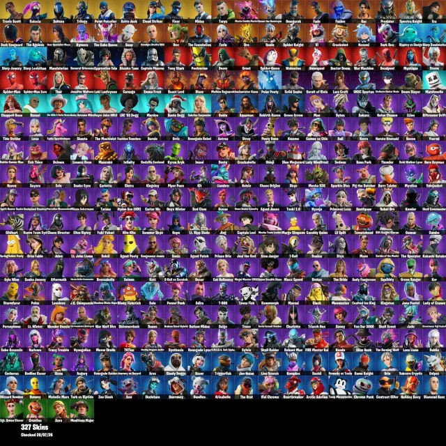 #HF394[PC/PSN/XBOX] | 327 Skins | Travis Scott | Galaxia | Sultura | Trilogy | Point Patroller, Sale, skins 327