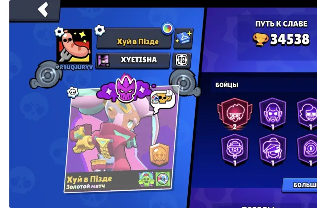 Cool account, trophies 34538, brawlers 93, primes 19