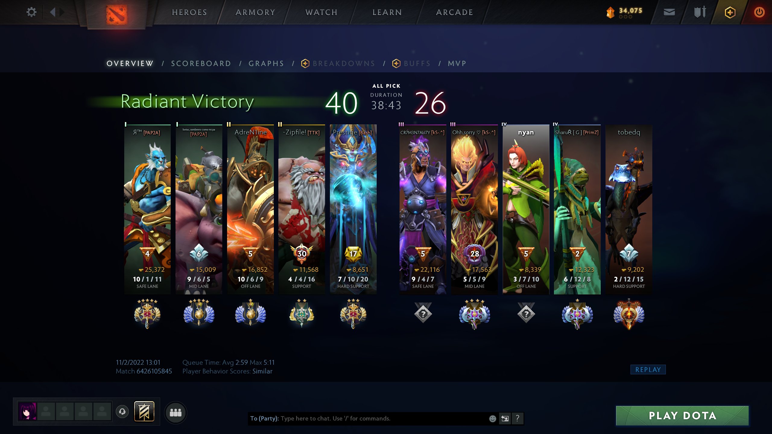 ⚔️Main Pool⚔️ | 👑Legend I👑 | 🃏49 Role Queue Tokens🃏 | 🌟Immortals🌟 | 🚀X2 Rank Recalibration🚀, Sale, 3100 MMR, 10000 Behavior score, 10000 вежливости, 1164 games