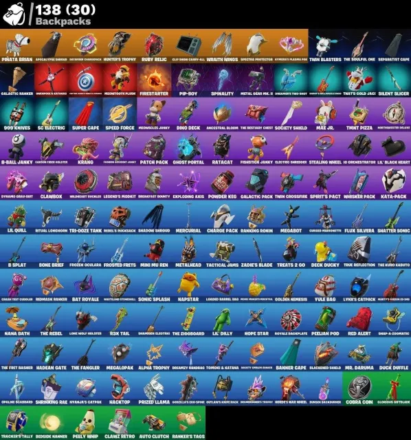 Compte cool pour débuter dans Fortnite, Vente, skins 60