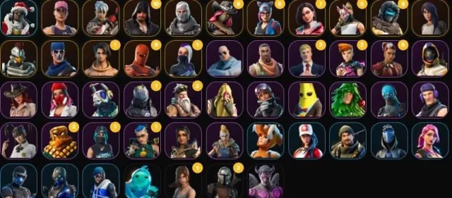 OG S1 · Minty (Chill) + Lara Croft · 51 Skins · STW, Sale, Skins 51