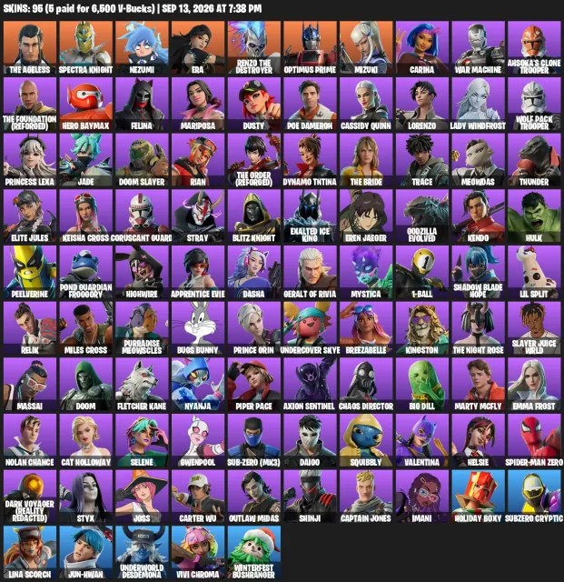 🥰95 skin🥰 , e-posta erişimi ,💎 otomatik teslimat💎 🐍optimus prime , birçok iyi emote👾, Satış, skin 95