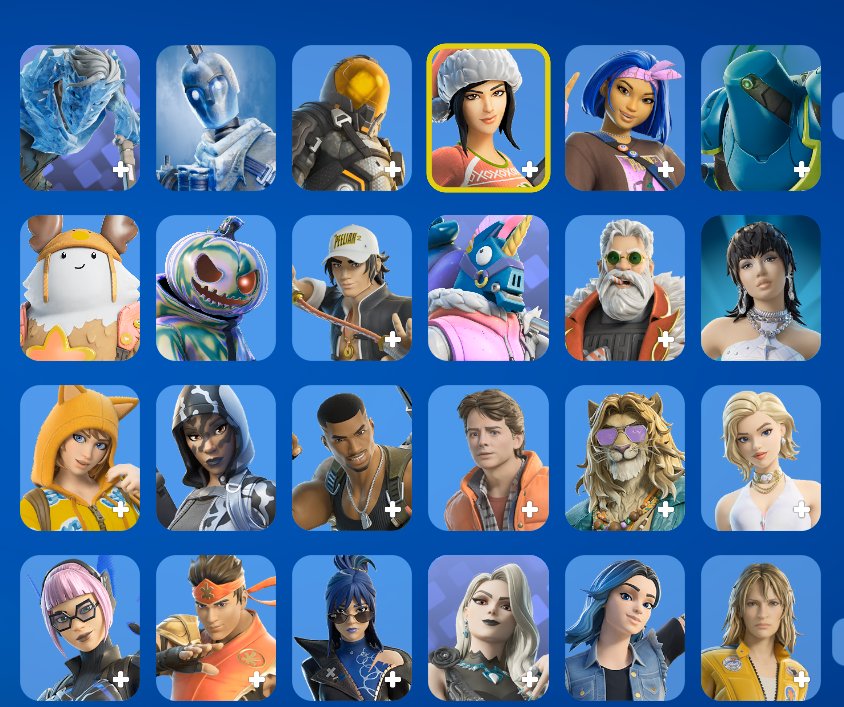The best Fornite account, 117 skins, Sale, skins 117