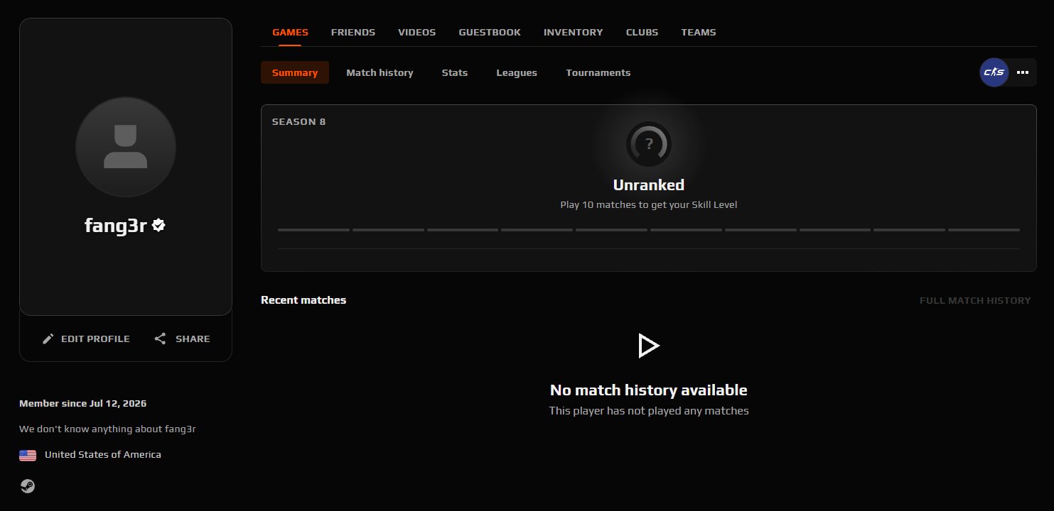 🔳 FACEIT VERIFIED + CS2 PRIME 🔳 USA REGION 🔳🔥🔥🔥 VERIFICATION GUARANTEE + NATIVE MAIL! 🔥🔥🔥🔳, Sale, Empty, Yes PRIME, FACEIT, 1000 ELO, With registration: Yes