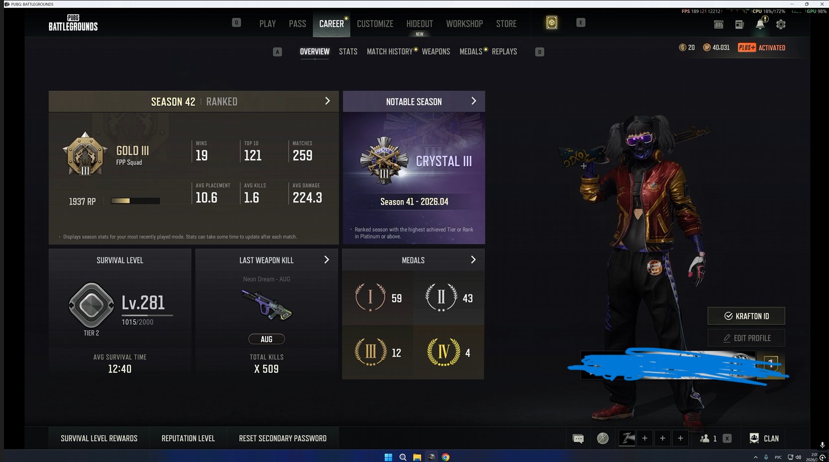💎 PUBG 🔥 M416 Trick or Treat (FULL), MK12 Lv. 8, Beryl Lv. 6 and other upgradeable weapon skins., Yes BATTLEGROUNDS Plus