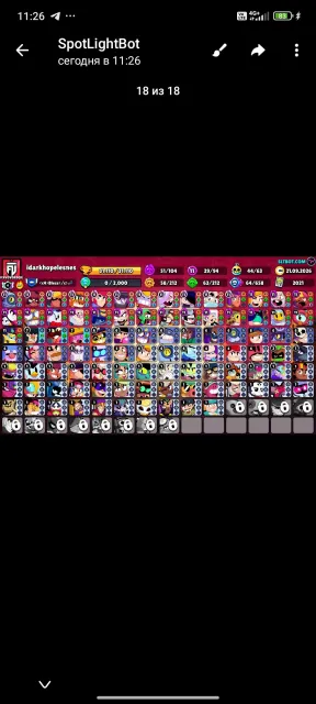 2 master, a bunch of Old skins, account leveled to meta, see description, 31000 trophies, 94 brawlers, 19 primes