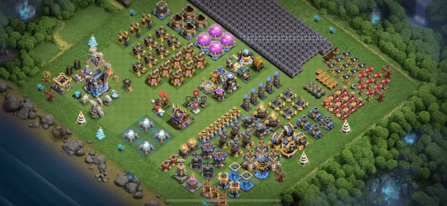 Full 18TH, full heroes, 15k gems, 18 TH Home Village, 9 TH Builder