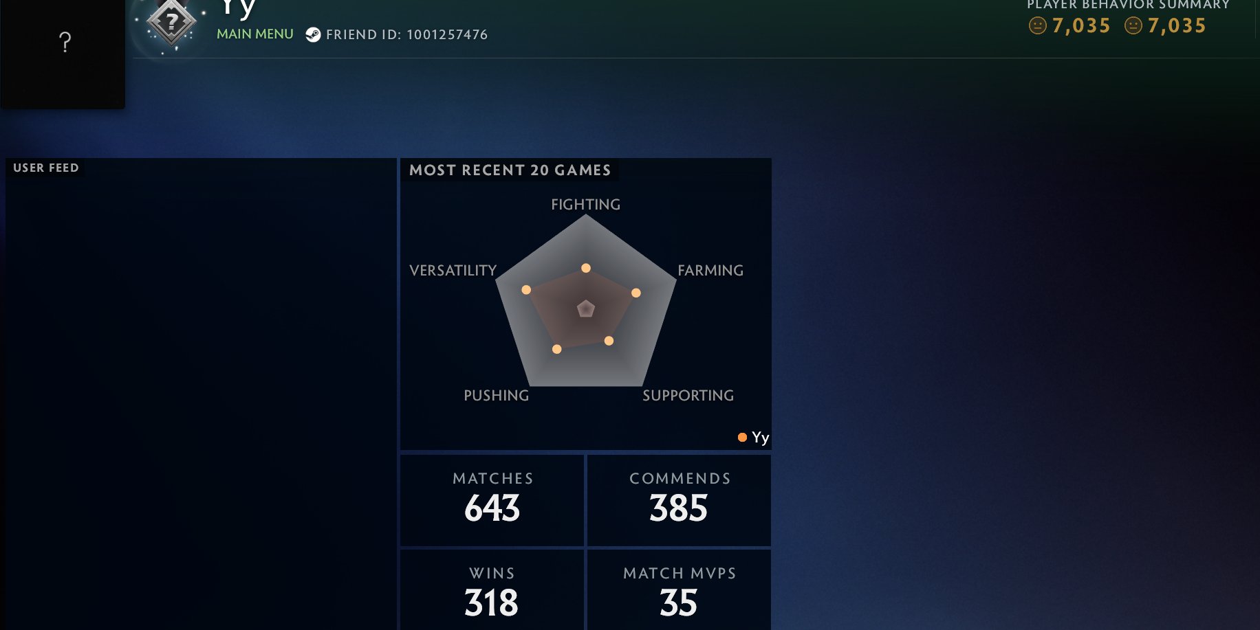 ❄️🌈 Latest MMR - | + Mail ❄️🌈, Sale, 7035 Behavior score, 643 games