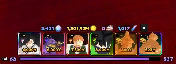 🔥Account level 63 | 6 Monarchs | 1017 Rerolls 🔥, Accounts