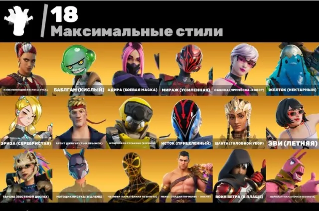 Много скинов, Продажа, скины 82