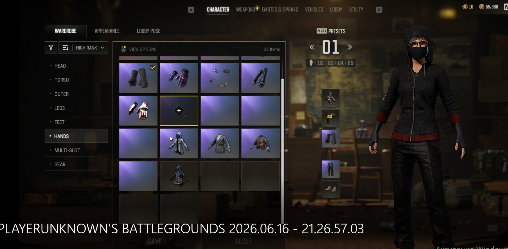 Selling a personal account, Black Bandages, m416 Zhu badje level 5, the rest are in review, No BATTLEGROUNDS Plus