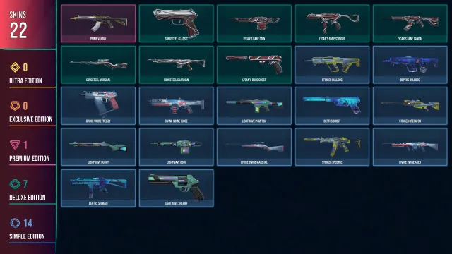 🥑 LATAM 🥑 22 SKINS 🥑 VALUE: 1775 VP 🥑 RANKED READY 🥑 40 LEVEL 🥑 Gh9ni 🥑, Sale, Ranked unlocked, Agents: 7, Skins: 22