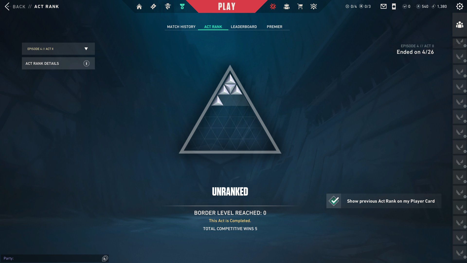 Old account, 2 acts ago was asc 2, Sale, Ranked unlocked, Agents: 22, Skins: 2